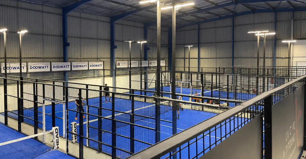 Forever Padel — vue du club de padel