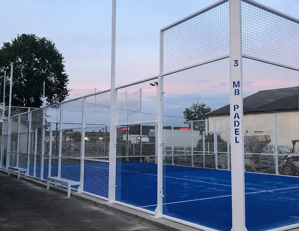 MB Padel — vue du club de padel