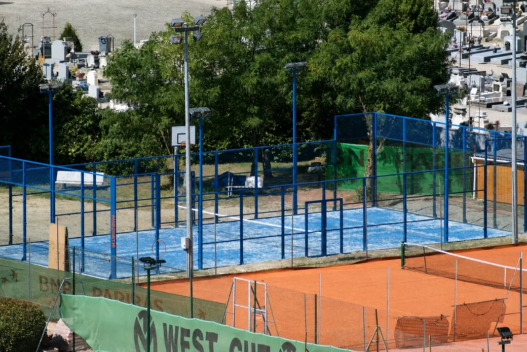 Tennis Club de Bordeaux — vue du club de padel
