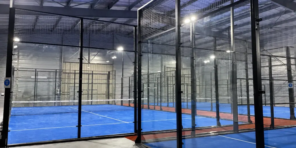 THE PADEL — vue du club de padel