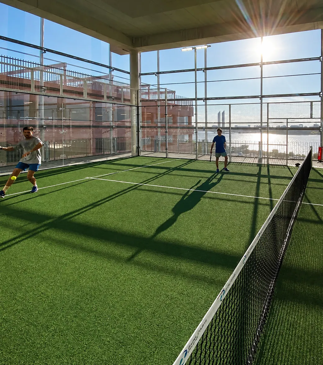 UCPA Sport Station Bordeaux — vue du club de padel